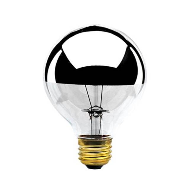 Bulbrite 712331 Half Chrome 100w G25 Half Chrome E26 120v* Image 1
