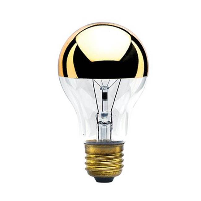 Bulbrite 712416 Half Gold 60w A19 Half Gold E26 120v Image 1