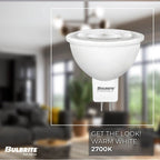 Bulbrite  6w Led Mr16 2700k Flood Dimmable 90cri 12v