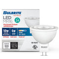 Bulbrite 771086  6w Led Mr16 3000k Flood Dimmable 90cri 12v Image 1