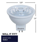 Bulbrite 771087  7w Led Mr16 2700k Flood Dimmable 90cri 12v Image 2