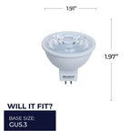 Bulbrite 771088  Led7mr16fl40/75/930/j/d/2 Image 2