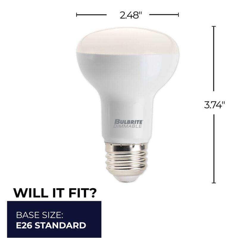 Bulbrite 772865  7.5w Led R20 3000k E26 120v Image 3