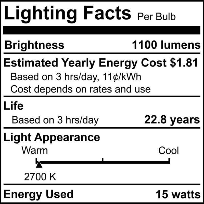 Bulbrite 772876 Frost 15w Led Br40 2700k E26 120v Image 2