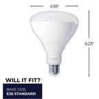Bulbrite 772876 Frost 15w Led Br40 2700k E26 120v Image 3
