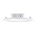 Bulbrite 773125 White 11.6w Led 6'' Flat Downlight W/ Jbox White Round Dimmable 2700k 120v Image 1