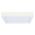 Bulbrite 773146 White 15w Led 7'' Flush Mount White Square Dimmable Ja8 2700k 120v Image 1