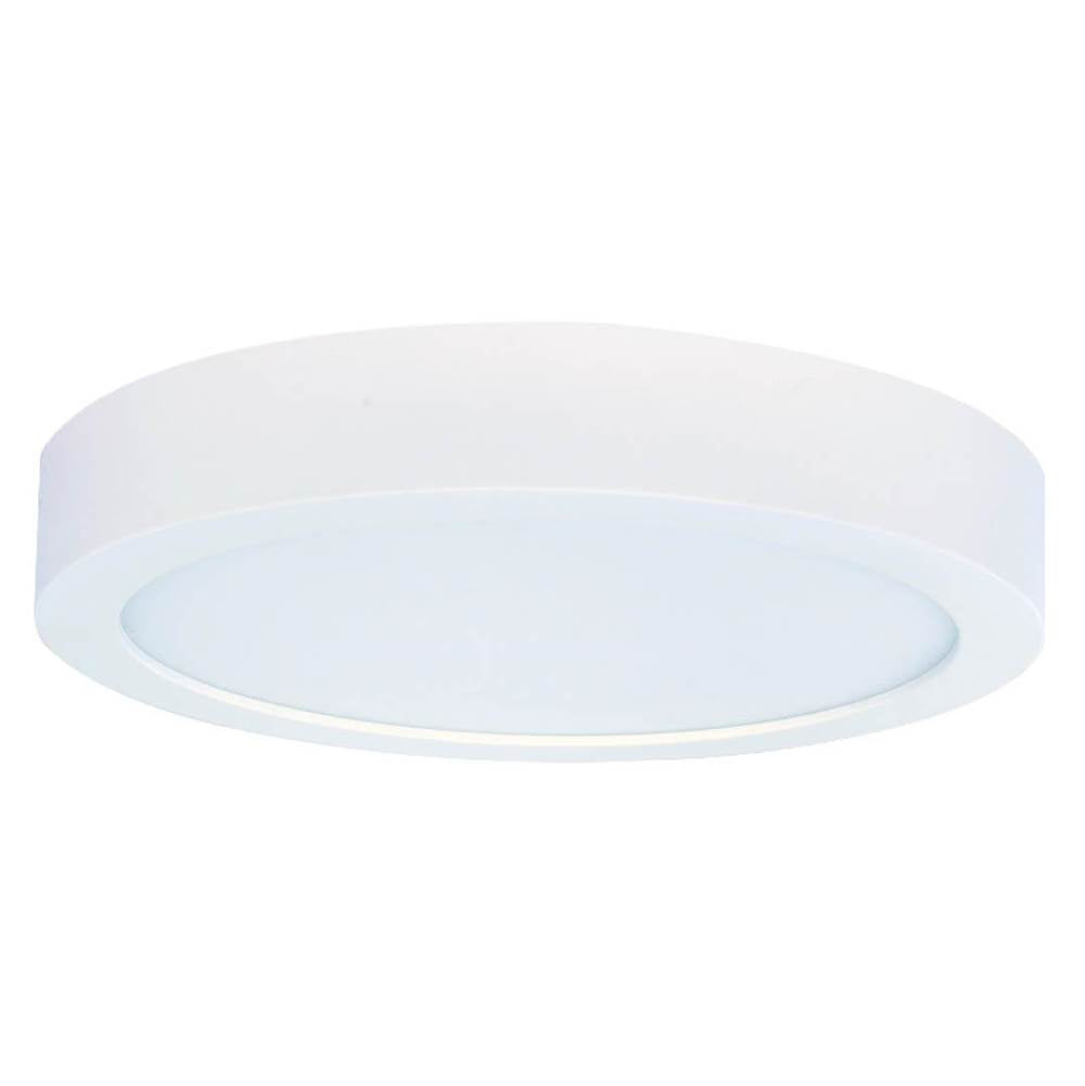 Bulbrite 773152 White 20w Led 9'' Flush Mount White Round Dimmable Ja8 2700k 120v Image 1