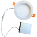 Bulbrite 773260 White 14w Led 6'' Recessed Downlight W/ Metal Jbox And Baffle White Round Dimmable 90cri 2700k 120v Image 1