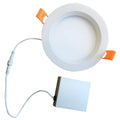Bulbrite  18w Led 8'' Recessed Downlight W/ Metal Jbox And Baffle White Round Dimmable 90cri 3000k 120v