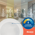 Bulbrite 773276 White Fixtures: Recessed: Canless - Disc Image 8