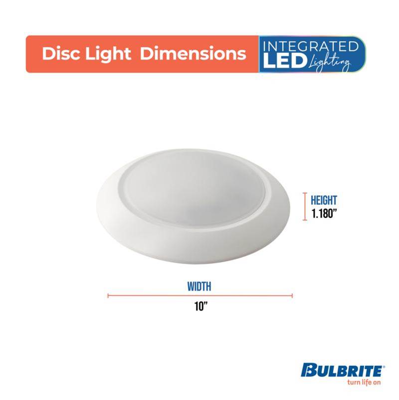 Bulbrite 773276 White Fixtures: Recessed: Canless - Disc Image 5