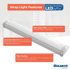 Bulbrite 773501  20w Led 2ft Wrap Light 5 Cct Dimmable Ja8 Image 2