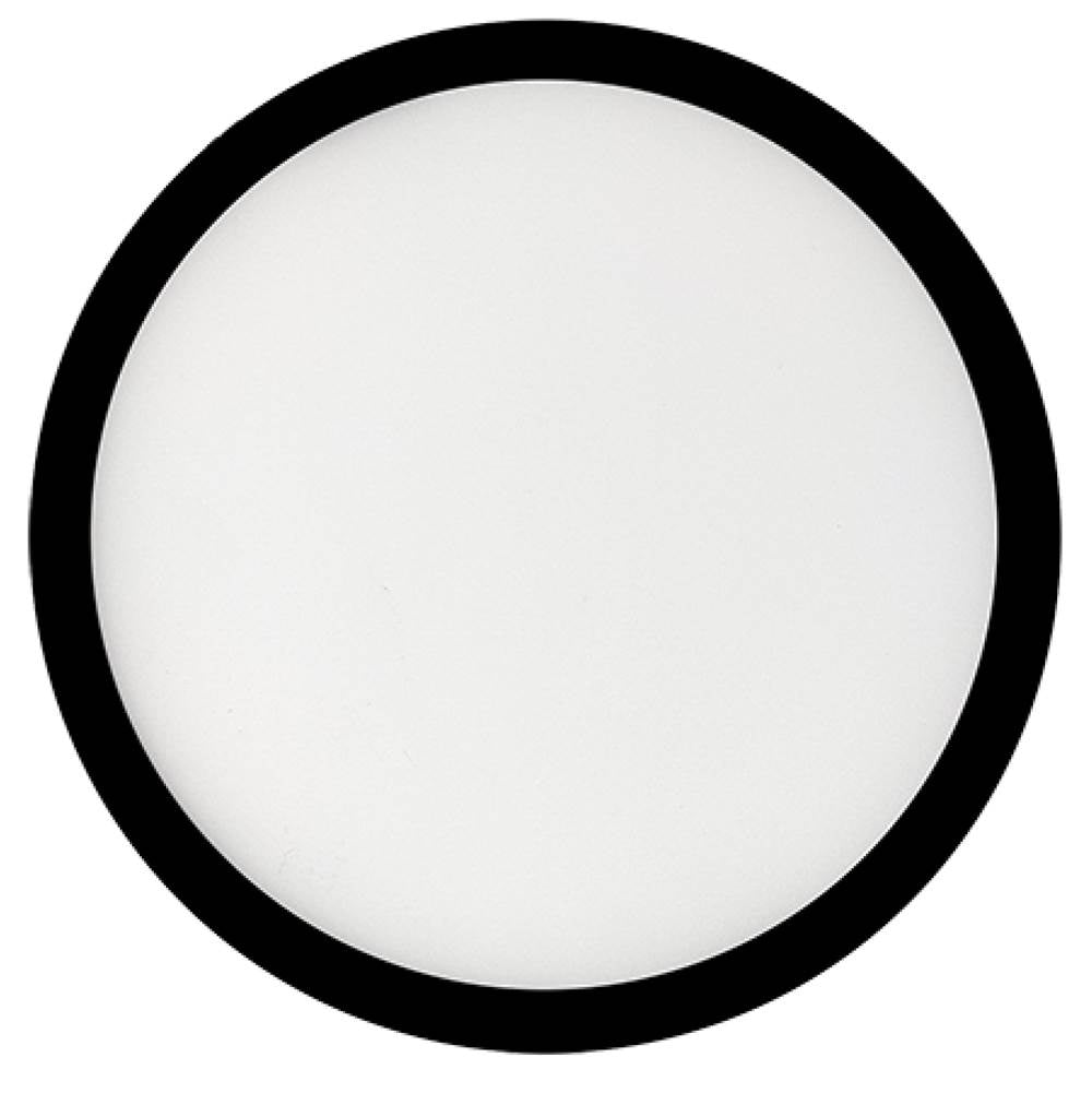 Bulbrite 773605  14w Led 7in Flush Mount 3000k Black Dimmable Ja8 Image 1