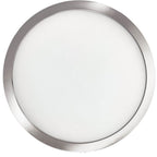Bulbrite 773606  14w Led 7in Flush Mount 3000k Nickel Dimmable Ja8 Image 1