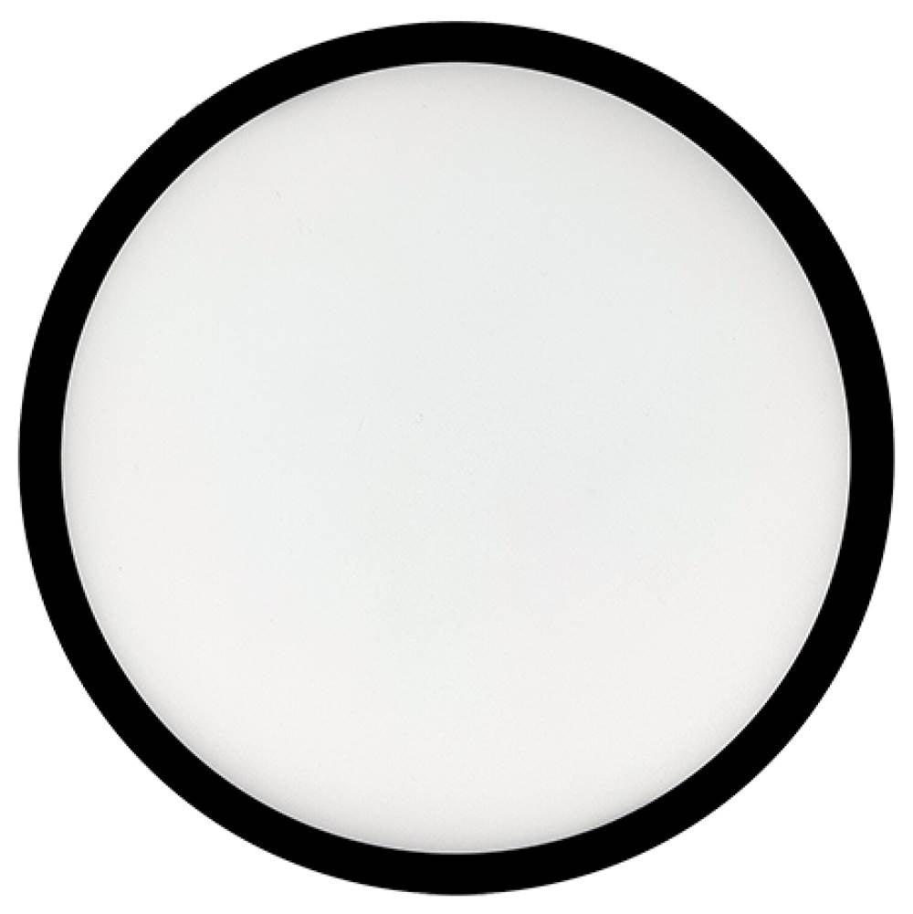 Bulbrite 773609  17w Led 9in Flush Mount 3000k Black Dimmable Ja8 Image 1