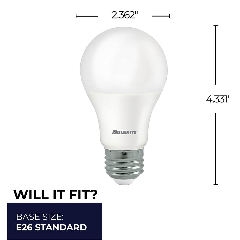 Bulbrite 774257  9w Led A19 60w Equiv Preferred Dimmable 2700k E26 120v - 25pk Image 2