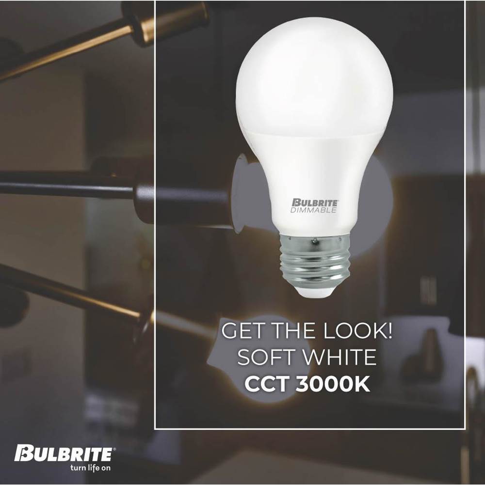 Bulbrite 774248  8.5w Led A19 60w Equiv Basics Non-dimmable 3000k E26 120v - 4pk Image 2