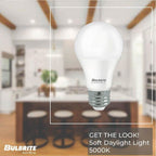 Bulbrite 774250  8.5w Led A19 60w Equiv Basics Non-dimmable 5000k E26 120v - 4pk Image 2