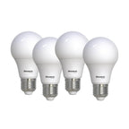 Bulbrite 774247  8.5w Led A19 60w Equiv Basics Non-dimmable 2700k E26 120v - 4pk Image 1