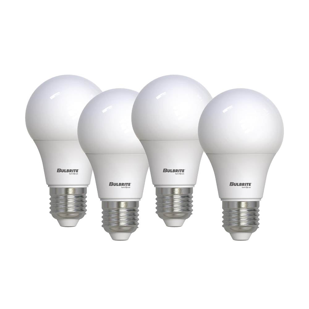 Bulbrite 774248  8.5w Led A19 60w Equiv Basics Non-dimmable 3000k E26 120v - 4pk Image 1