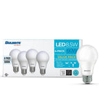 Bulbrite  8.5w Led A19 60w Equiv Basics Non-dimmable 5000k E26 120v - 4pk