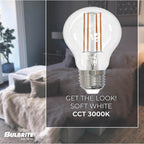 Bulbrite  7w Led A19 3000k Filament E26 Dim