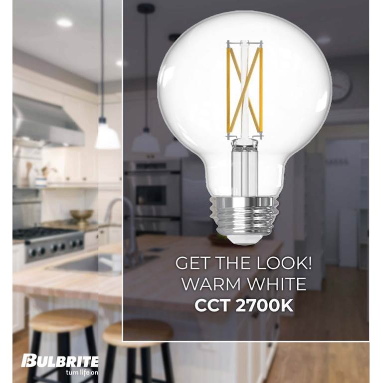 Bulbrite 776217  7w Led G25 2700k Filament E26 Dim Image 2