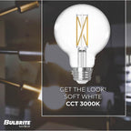 Bulbrite 776219  7w Led G25 3000k Filament E26 Dim Image 2