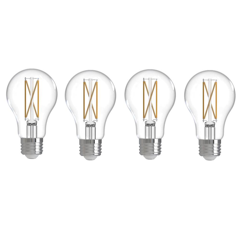 Bulbrite 776227  7w Led A19 3000k Filament E26 Dim - 4pk Image 1