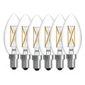 Bulbrite 776230  4w Led B11 3000k Filament E12 Dim - 6pk Image 1