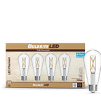 Bulbrite  7w Led St18 2700k Filament E26 Dim - 4pk