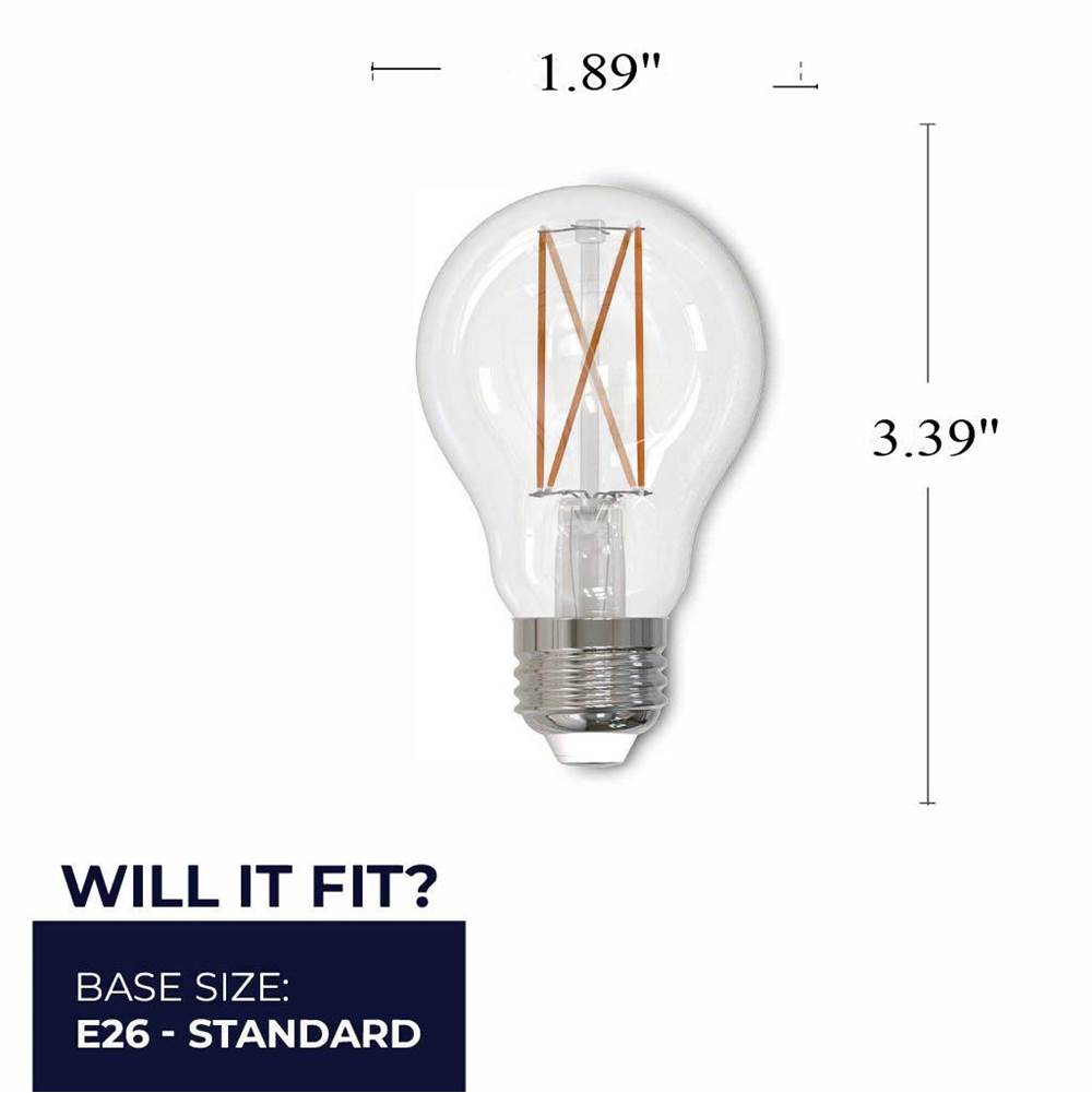 Bulbrite 776245 Clear 5w Led A19 2700k Filament E26 Dim Image 2