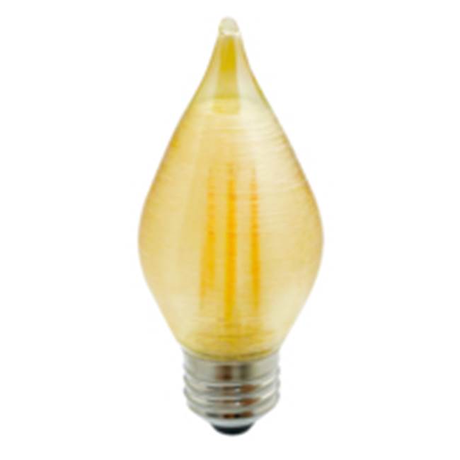 Bulbrite 776593 Amber 4w Led C15 2100k Filament E26 Amber Spunlite Fully Compatible Dimming Image 1