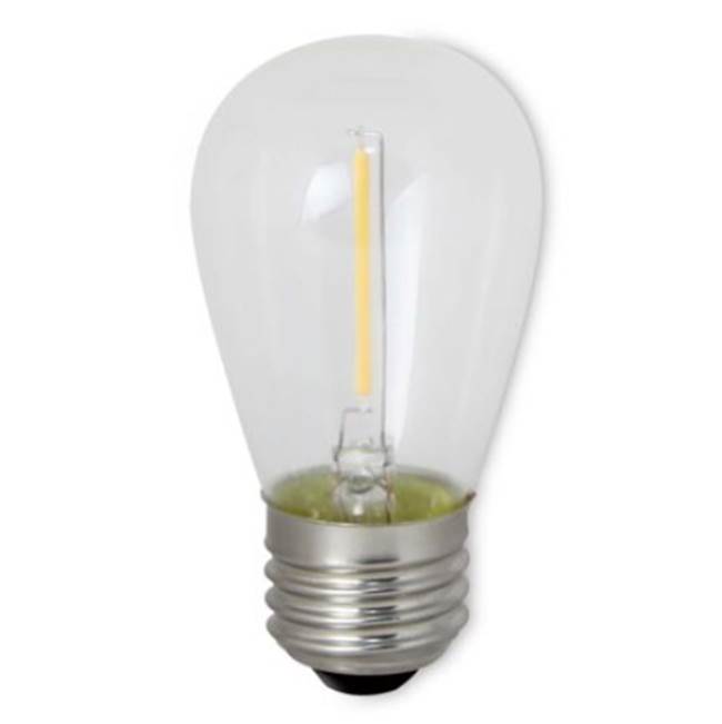 Bulbrite 776685 Clear 0.7w Led S14 2700k Filament Image 1