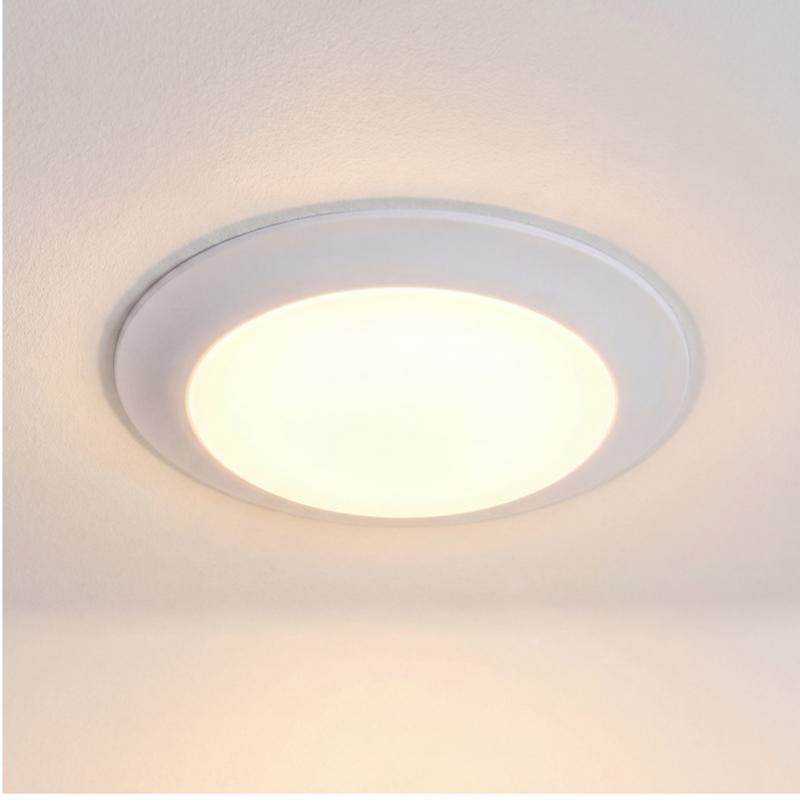 Bulbrite 773285 White 12w Led 7'' Round Disc Light 5cct White Image 3