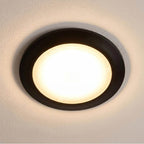 Bulbrite 773287 Black 12w Led 7'' Round Disc Light 3000k Black Image 3