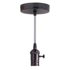 Bulbrite 810082 Gunmetal Pend Dir Wire Vint Socket Gunmetal-silv Cord Image 1