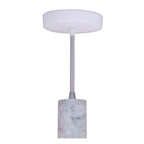 Bulbrite 810092 White Pend Dir Wire Nat Marble Socket White-silv Cord Image 1