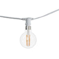 Bulbrite  Dimmable String Light - White - Bulbs Included: 4w G16 Led (15 Pcs) E12 Base 2700 120 Volt Led Lamp
