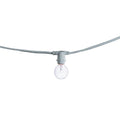 Bulbrite  25'' String Light 15 Sockets Cord Set E12 White