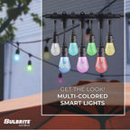Bulbrite 814361  36' Smart String Light 18 Sockets W Led 0.3w S14 Clear Plastic Lamps Image 2
