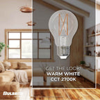 Bulbrite 776245 Clear 5w Led A19 2700k Filament E26 Dim Image 4