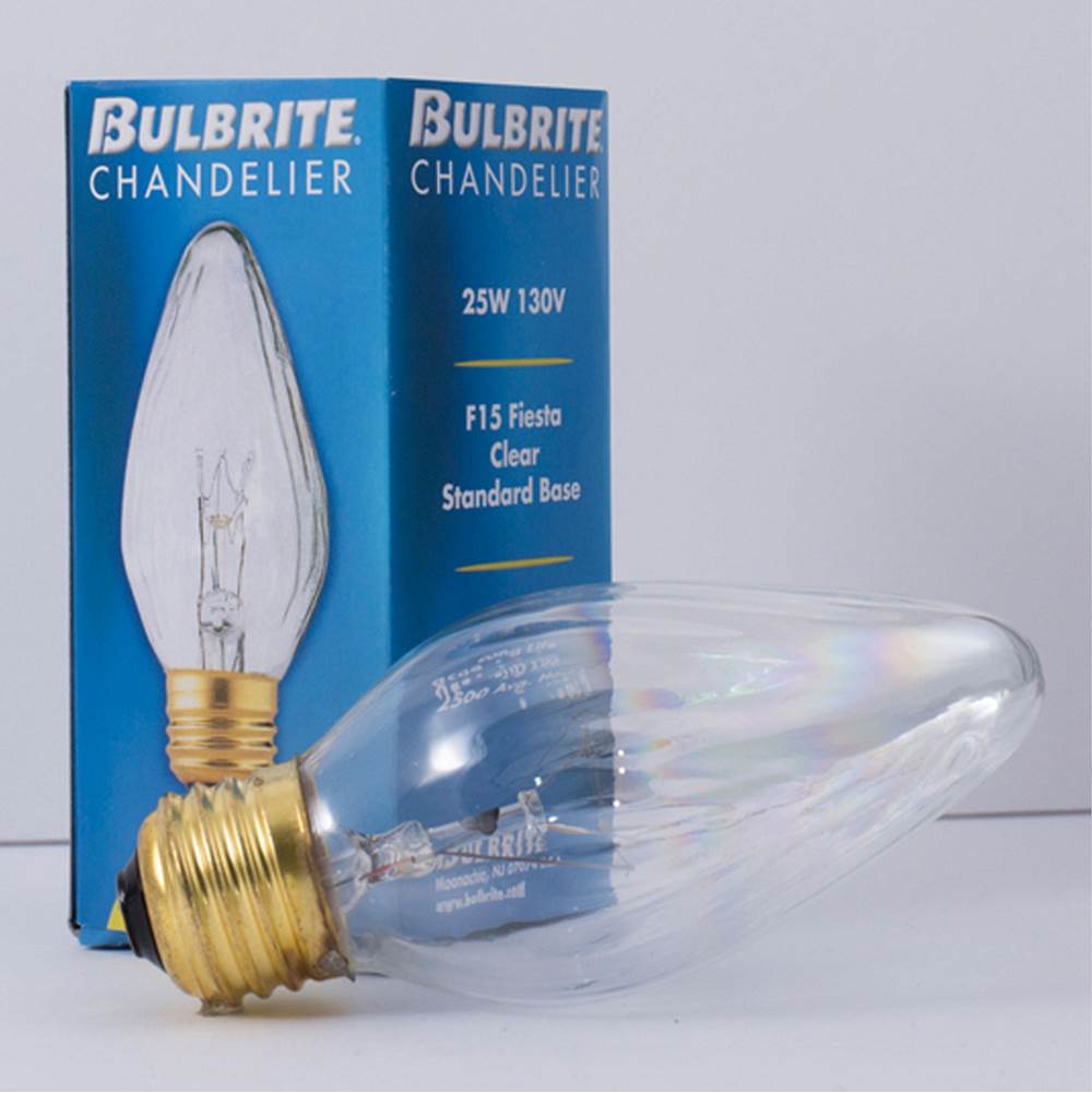 Bulbrite  25w F15 Fiesta Clear E26 130v