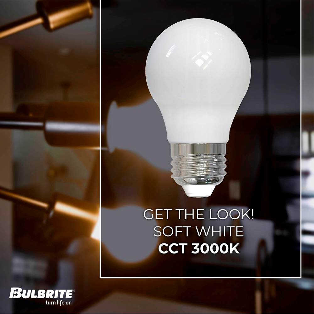 Bulbrite 776211  7w Led A15 3000k Filament Milky E26 Dim Image 2
