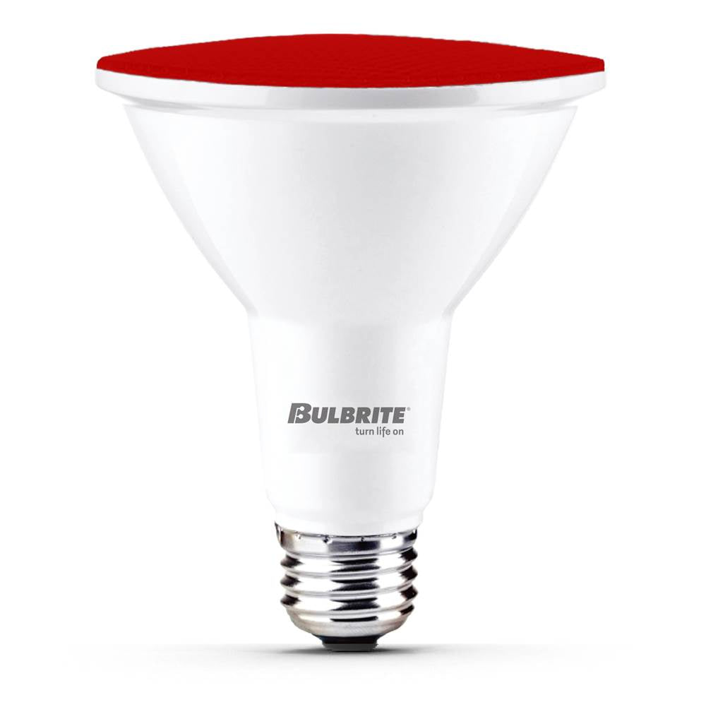 Bulbrite 772500  15w Led Par38 Red Flood Wet Dimmable Image 1