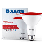 Bulbrite  15w Led Par38 Red Flood Wet Dimmable