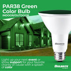 Bulbrite 772503  15w Led Par38 Green Flood Wet Dimmable Image 2