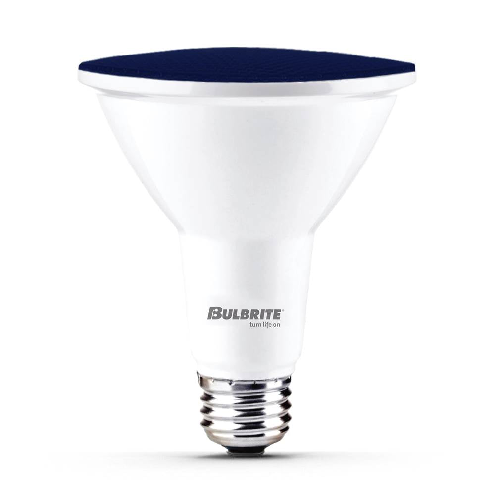 Bulbrite 772504  15w Led Par38 Blue Flood Wet Dimmable Image 1