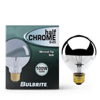 Bulbrite  100w G25 Half Chrome E26 120v*